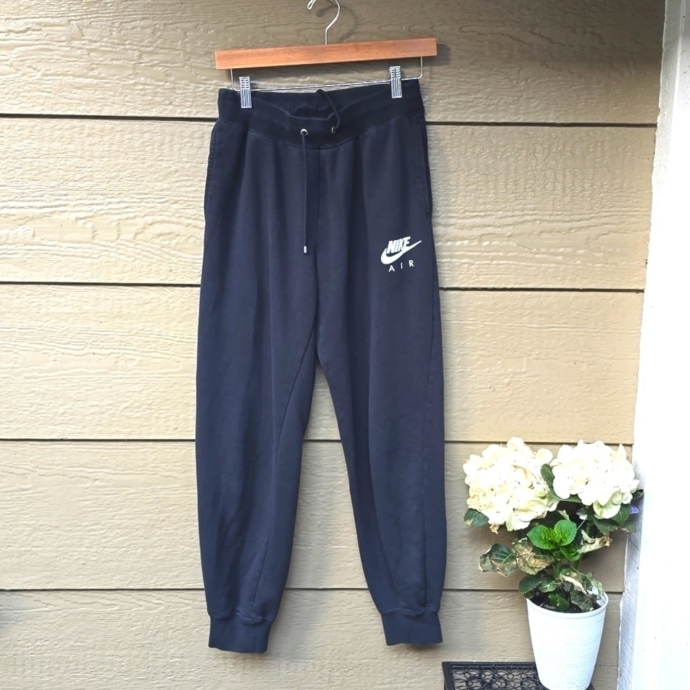 Nike Sportswear Air French Terry Pant Color Black Small